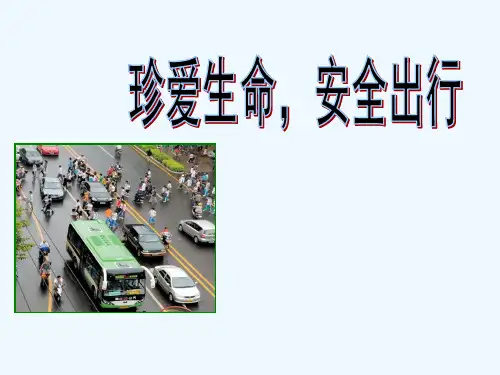遵守交通规则_从我做起 PPT