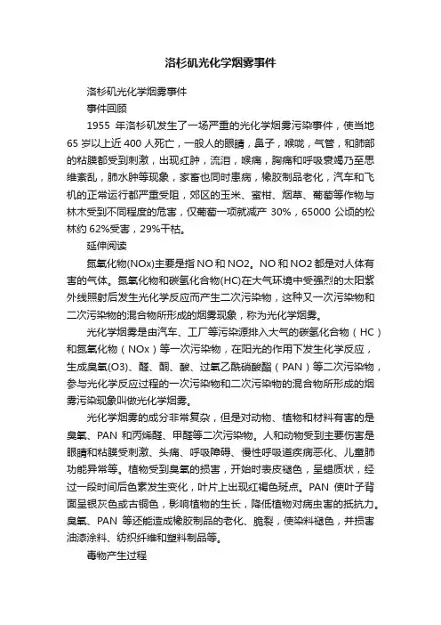 洛杉矶光化学烟雾事件