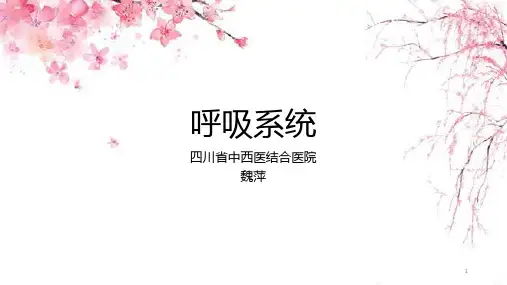 呼吸系统基本CT表现PPT课件