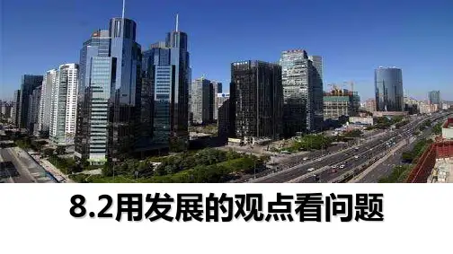 人教版高中政治必修四8.2用发展的观点看问题(共30张PPT)