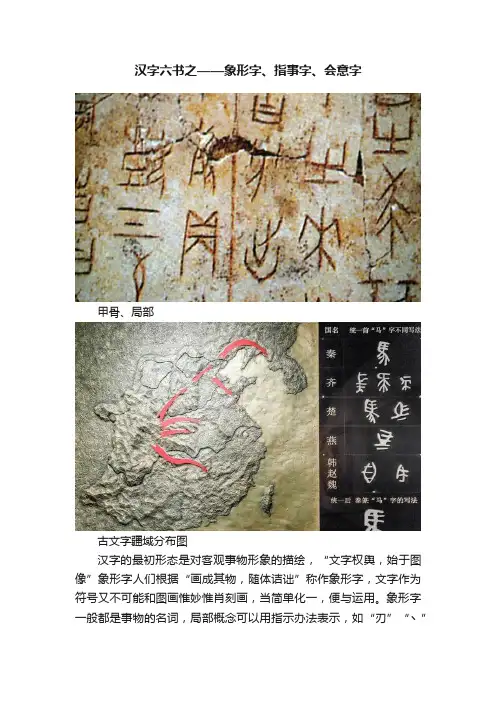 汉字六书之——象形字、指事字、会意字