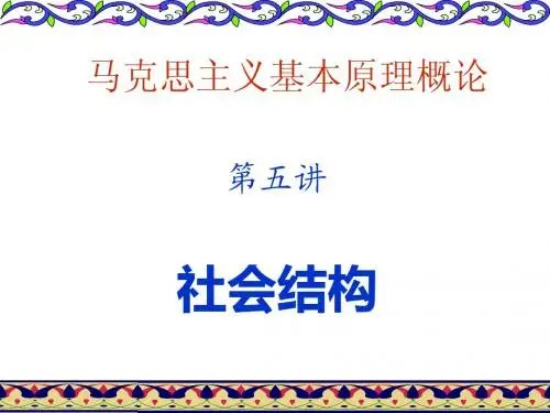 第五讲社会结构