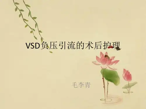 VSD负压引流术后护理PPT课件