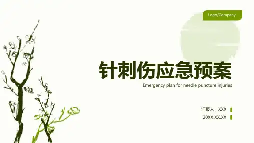 针刺伤应急预案ppt课件
