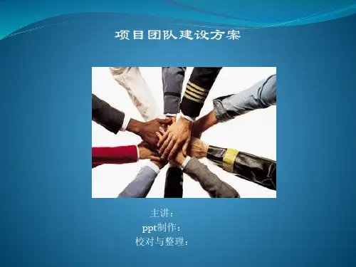 项目团队建设方案