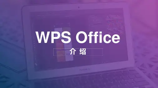 WPSOffice介绍PPT课件