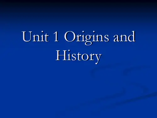 中国历史文化概况(英文版)Unit 1 Origins and History