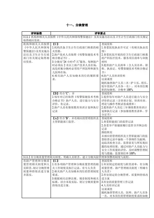 分娩管理与促进自然分娩