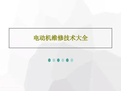 电动机维修技术大全共73页文档