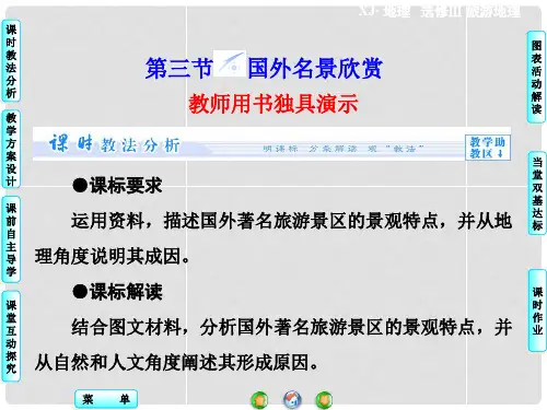 高中地理 2.3 国外名景欣赏同步备课课件 湘教版选修3