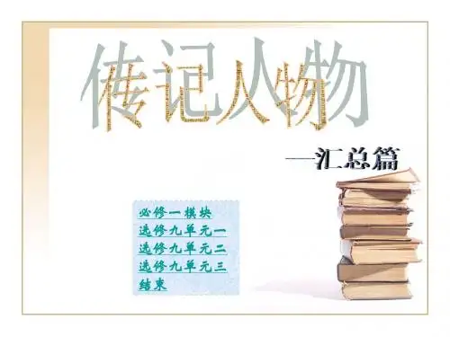 传记人物ppt