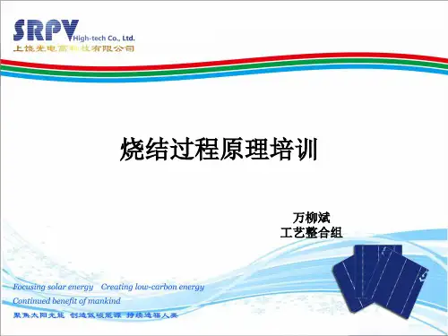 烧结过程原理培训