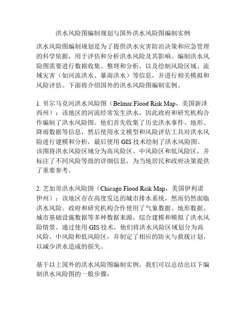洪水风险图编制规划与国外洪水风险图编制实例