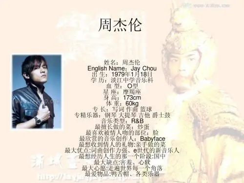周杰伦PPT
