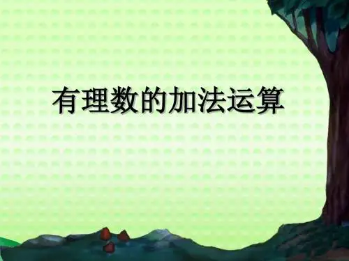 1.4.1有理数的加法-课件