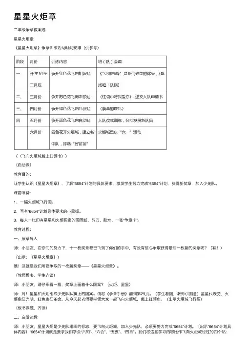 星星火炬章——精选推荐