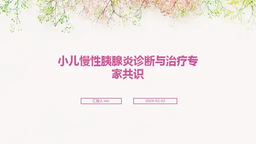 小儿慢性胰腺炎诊断与治疗专家共识PPT课件