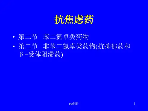 抗焦虑药  ppt课件