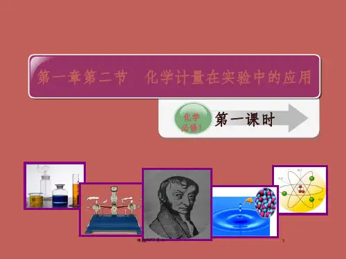 化学计量在实验中的应用ppt课件