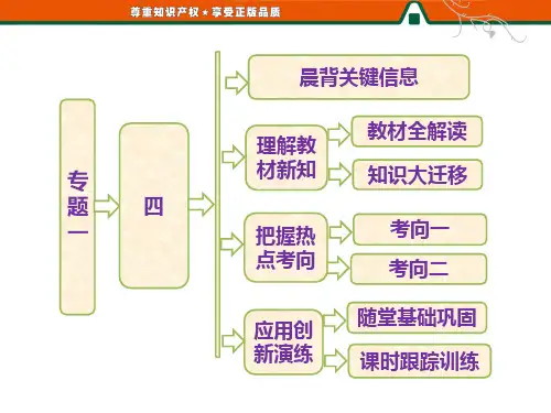 高一历史人民版必修2：专题一  四  古代中国的经济政策