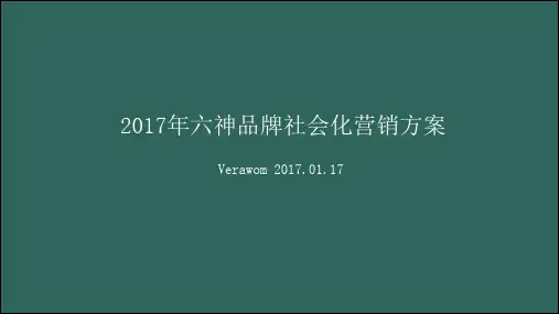 六神品牌社会化营销传播方案