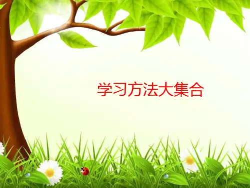 主题班会课件-学习方法大集合(共18张PPT)-全国通用