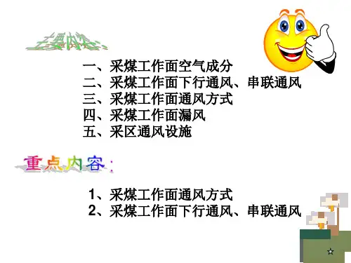 采煤工作面通风
