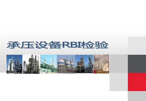 RBI基于风险的检验技术交流培训 PPT课件