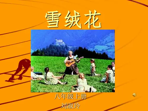 雪绒花初中音乐人音版八年级上册_10课件
