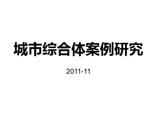 中国内地城市综合体经典案例研究 城市综合体培训案例