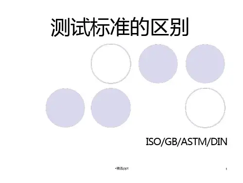 塑料物性检测标准ISO ASTM  DIN_对比