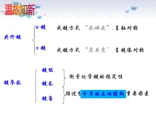 分子的立体构型课件