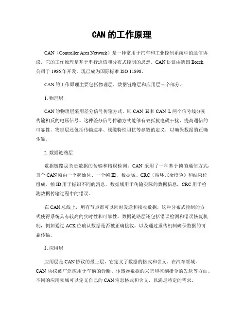 CAN的工作原理