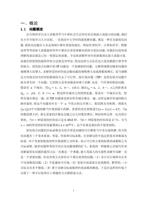 模拟退火算法及应用