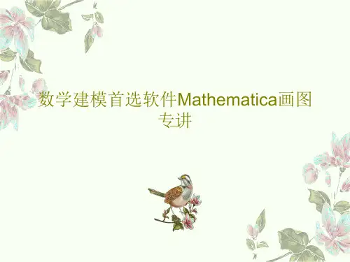 数学建模首选软件Mathematica画图专讲PPT共66页