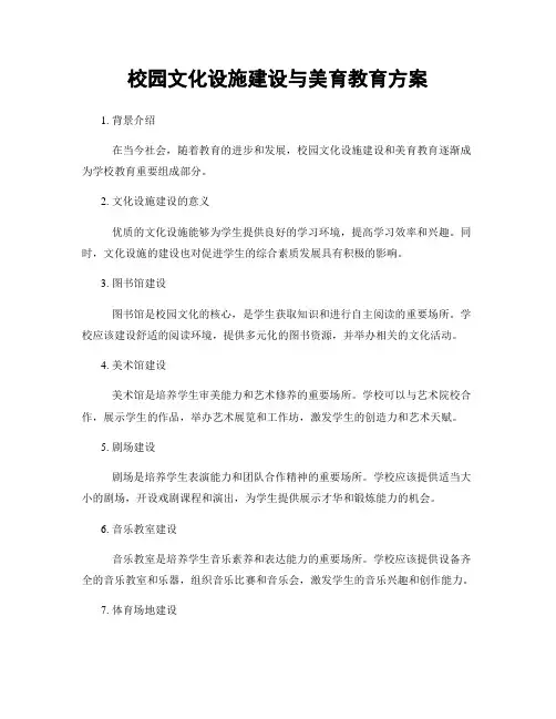 校园文化设施建设与美育教育方案