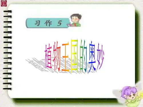 苏教版四年级语文下册习作五省公开课获奖课件市赛课比赛一等奖课件