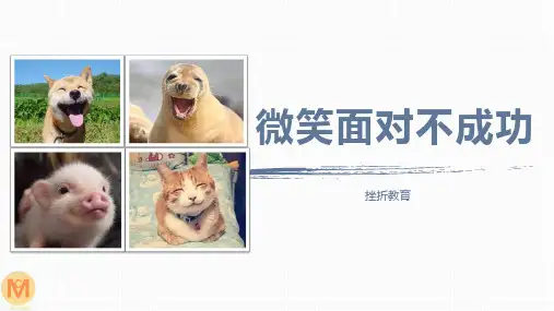 微笑面对不成功 高中挫折教育主题班会课件