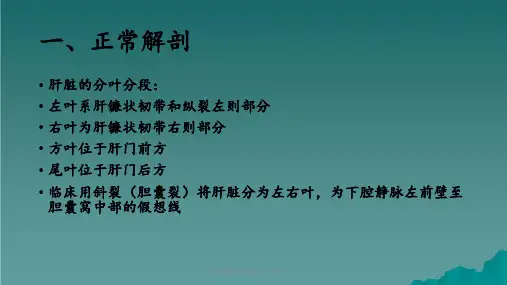 肝脏肿瘤MRI诊断课件分享