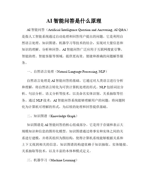 AI智能问答是什么原理