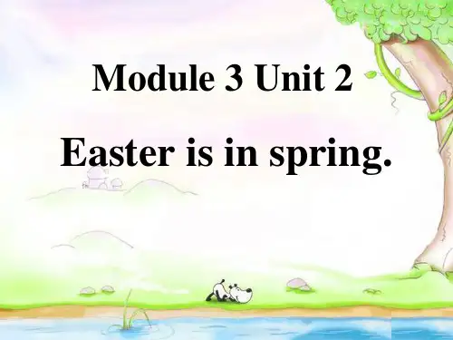 Easter is in Spring in the UK 优秀ppt课件
