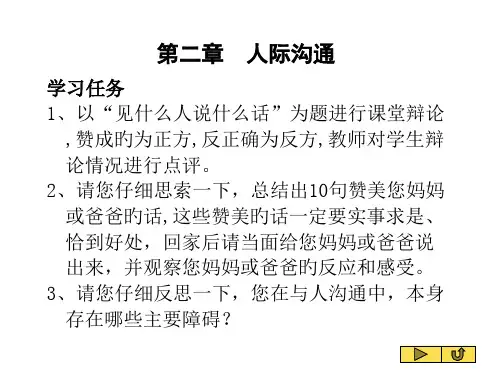 人际沟通专题知识讲座