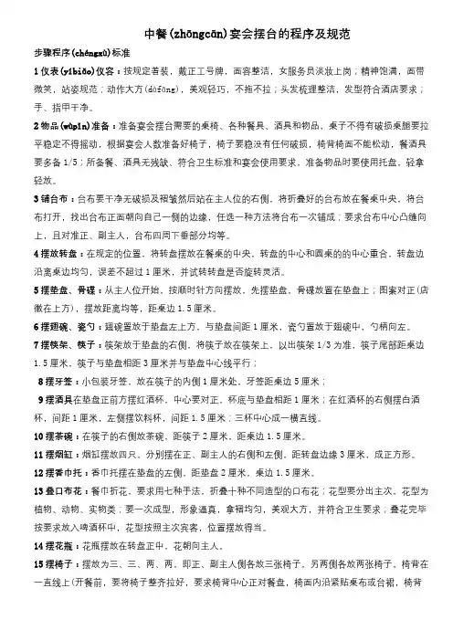 六大服务技能标准