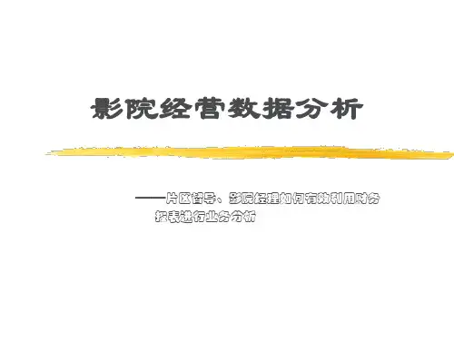 影院经营数据分析课件(PPT43页)