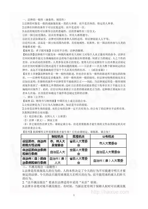 02 杨帆 司法考试 理论法学 系统强化 法理学 什么是好的法律2