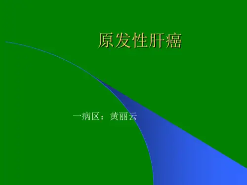 肝癌护理查房 幻灯片ppt课件
