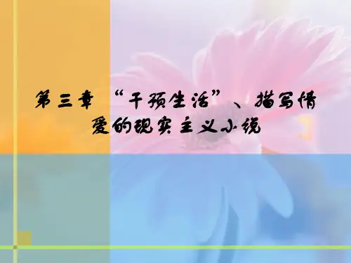 第三章 干预生活描写情爱的小说