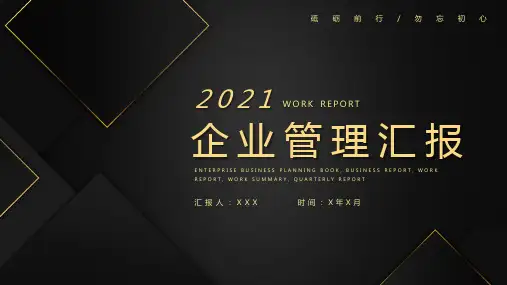 工作汇报项目路演PPT模板