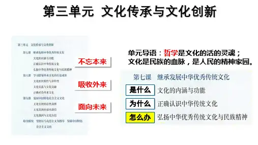 7 文化的内涵与功能-高二政治课件(统编版必修4)