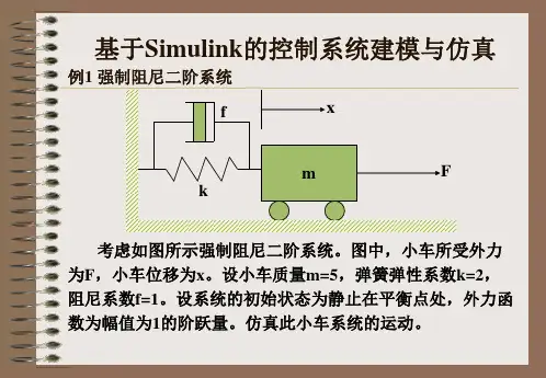 基于Simulink的控制系统建模与仿真